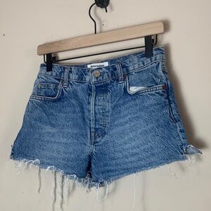 Reformation CutOut Jean Shorts Size 25